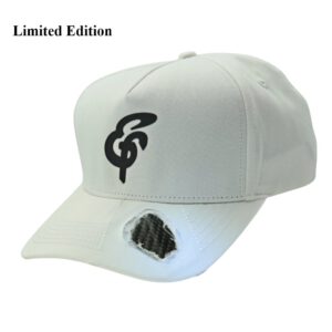 Original Carbon Fiber Cap Rubber 3D White
