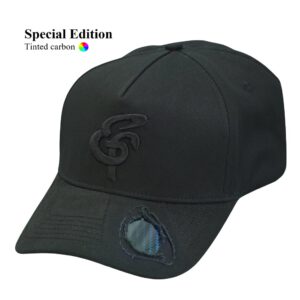 Original Carbon Fiber Cap 3D Iconic Tinted Carbon Blue