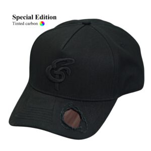 Original Carbon Fiber Cap 3D Iconic Tinted Carbon Red