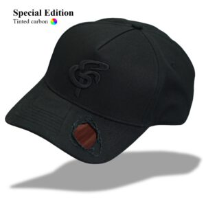 Original Carbon Fiber Cap 3D Iconic Tinted Carbon Red
