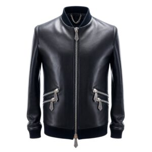 Leather Jacket Vice President <br><br>