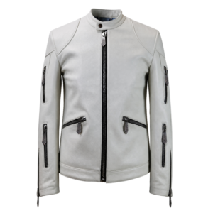 Leather Jacket CEO White<br><br>