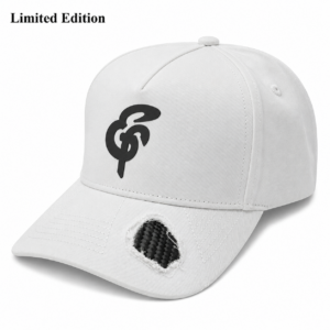 Original Carbon Fiber Cap Rubber 3D White<br><br><br>